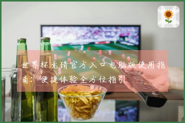 世界杯竞猜官方入口电脑版使用指南：便捷体验全方位指引