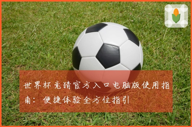 世界杯竞猜官方入口电脑版使用指南：便捷体验全方位指引